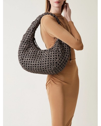 Borsa Donna Hobo Medium Borbonese