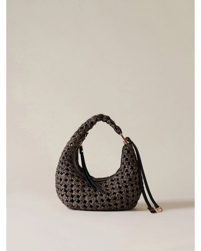 Borsa Donna Hobo Mini Borbonese