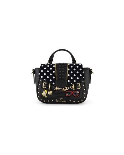 Borsa a Mano con Tracolla Donna Rock Braccialini