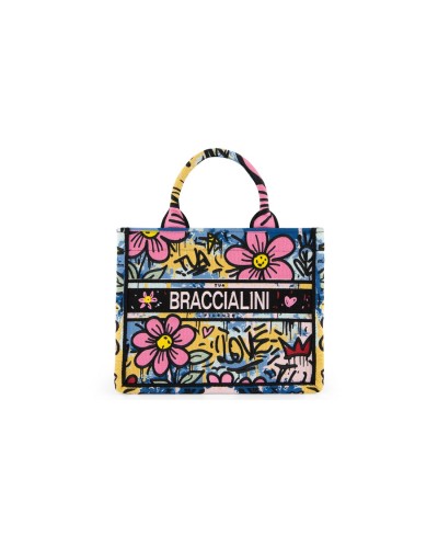 Borsa a Mano con Tracolla Donna Queen Braccialini - Graffiti 3303