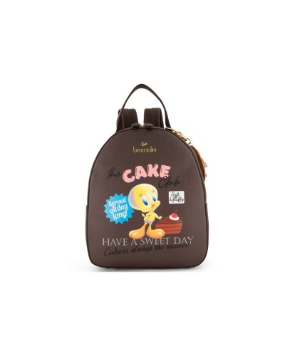 Zaino Amy Donna Looney Tunes Braccialini - Cioccolato 3009