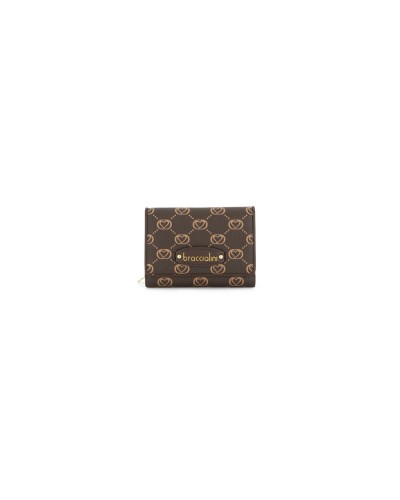 Portafoglio Continental Donna Monogram Braccialini - Marrone 300