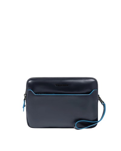 Pochette con Tracolla Rimovibile Porta I Pad Mini Blue Square Piquadro