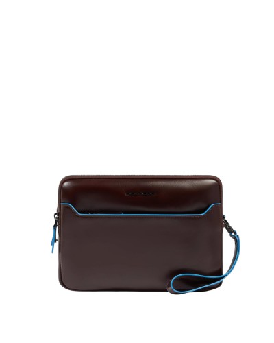 Pochette con Tracolla Rimovibile Porta I Pad Mini Blue Square Piquadro - Mogano