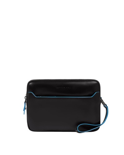 Pochette con Tracolla Rimovibile Porta I Pad Mini Blue Square Piquadro - Nero
