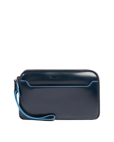 Pochette a Tre Scomparti Uomo Blue Square Piquadro