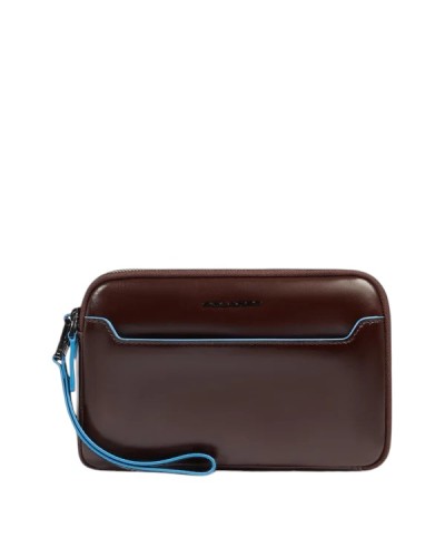 Pochette a Tre Scomparti Uomo Blue Square Piquadro - Mogano