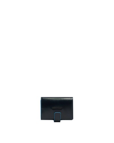 Portacarte Automatico MagSafe Blue Square Piquadro