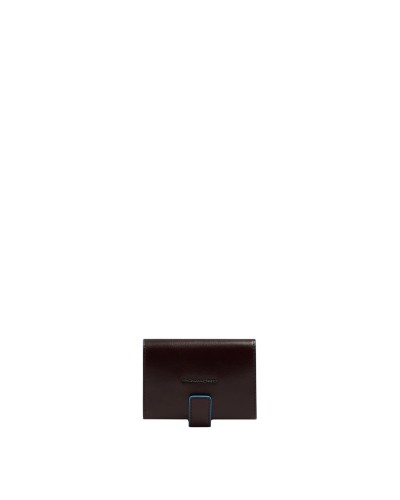 Portacarte Automatico MagSafe Blue Square Piquadro - Mogano