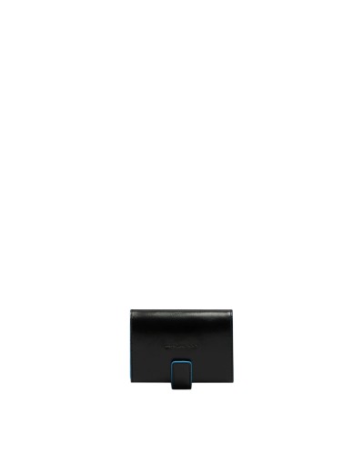 Portacarte Automatico MagSafe Blue Square Piquadro - Nero
