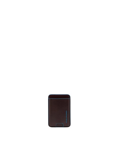 Portacarte di Credito MagSafe Blue Square Piquadro - Mogano