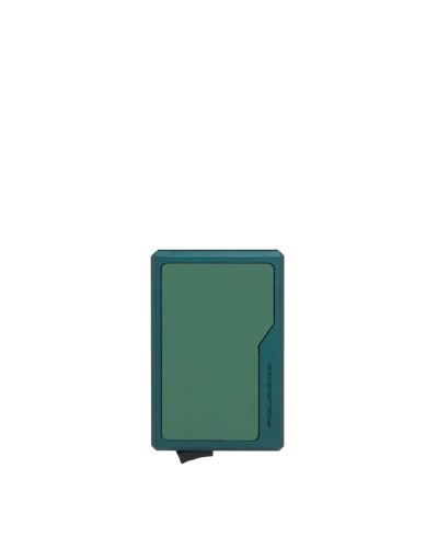 Portacarte Automatico MagSafe Piquadro - Verde