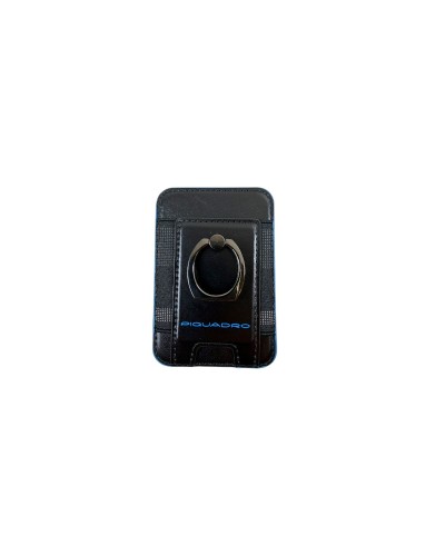 Portacarte di Credito con Anello MagSafe Blue Square Piquadro - Nero