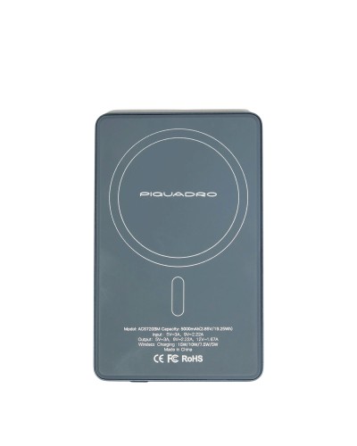 Power Bank MagSafe da 5000 mAh Ultra Sottile Piquadro - Grigio