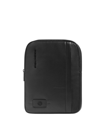 Tracolla Uomo in Pelle Piquadro - Nero