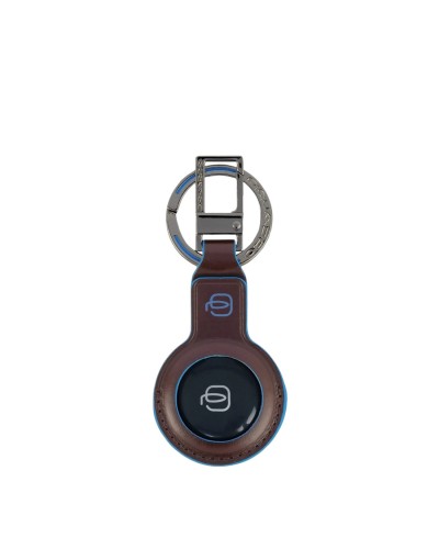 Portachiavi in Pelle con Connequ 4.0 Piquadro - Mogano