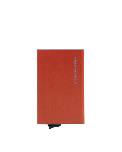 Portacarte Sliding Sistem Blue Square Piquadro - Cuoio4