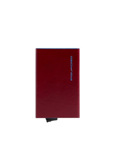 Portacarte Sliding Sistem Blue Square Piquadro - Rosso