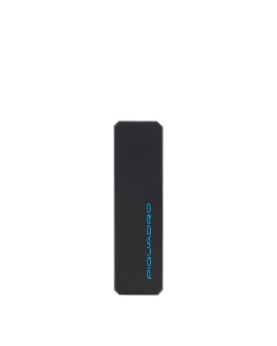 Portachiavi in Pelle con Tracker Piquadro - Nero