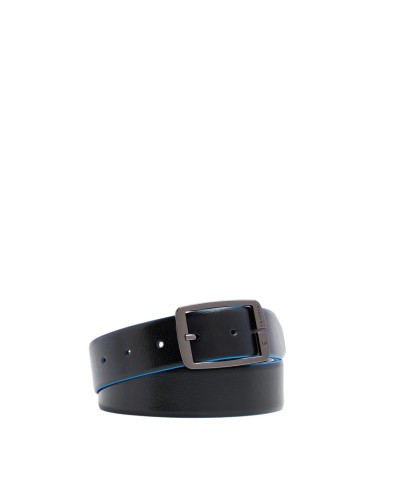 Cintura Uomo Reversibile Uomo Blue Square Piquadro - Nero-T.Moro
