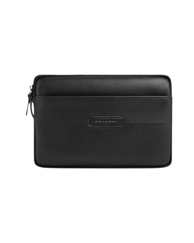 Pochette 2 Comparti Uomo in Pelle Piquadro - Nero