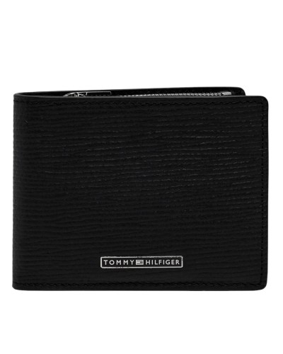 Portafoglio Uomo con Zip Portamonete  TH Saffiano Business Tommy Hilfiger