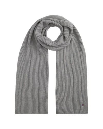 Sciarpa Unisex TH Flag Pima Cotton Cash Tommy Hilfiger - Grigio P7D