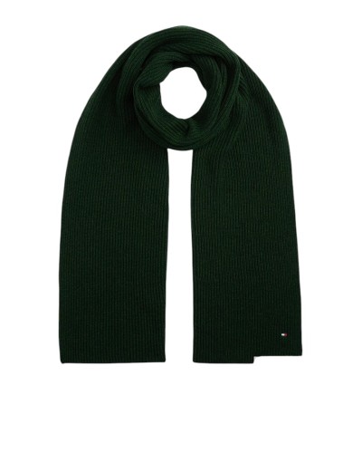 Sciarpa Unisex TH Flag Pima Cotton Cash Tommy Hilfiger - Verde L6L