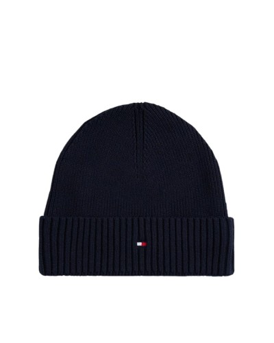 Cappello Unisex TH Flag Pima Cotton Beanie Tommy Hilfiger - Blu DW6