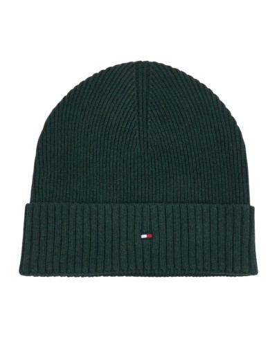 Cappello Unisex TH Flag Pima Cotton Beanie Tommy Hilfiger - Verde L6L