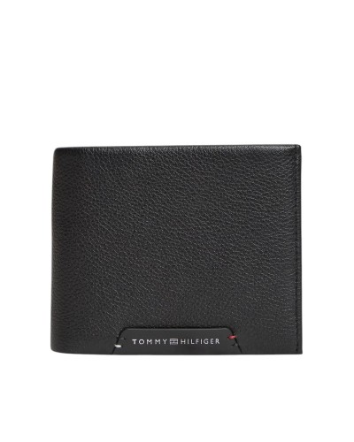 Portafoglio Uomo con Portamonete TH Corp Tommy Hilfiger - Nero BDS