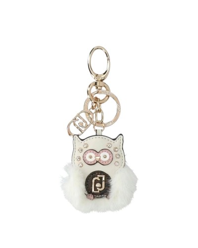 Portachiavi Donna Owl Liu Jo - X0459 Cream
