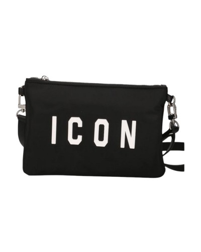 Pochette con Tracolla Donna Neon Icon - Nero