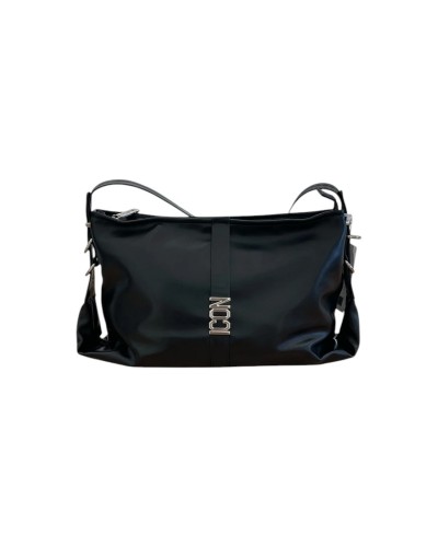 Borsa Sacca con Tracolla Donna Addict Icon - Nero
