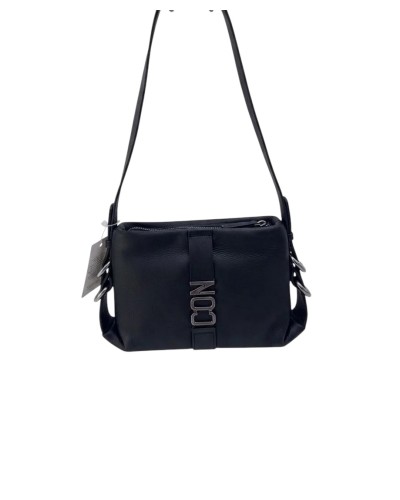 Borsa Sacca con Tracolla Donna Addict Icon - Nero