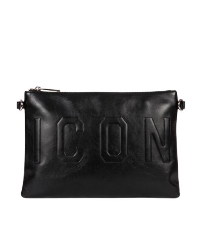 Pochette con Tracolla Donna Drop Icon - Nero