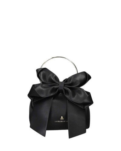 Borsa a Mano con Tracolla Donna Dollie Party L' Atelier Du Sac - Nero