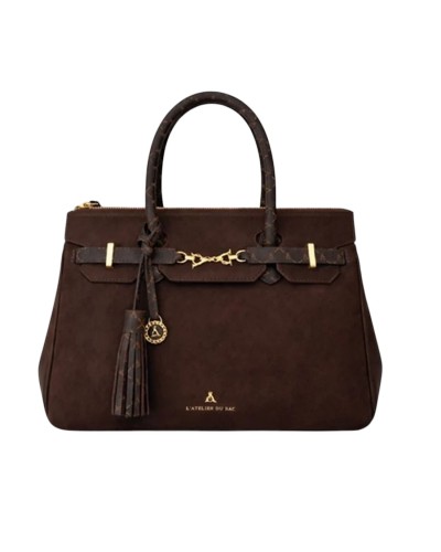 Borsa a Mano con Tracolla Donna Marylou My Milady L' Atelier Du Sac - Marrone