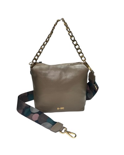 Borsa Sacca con Tracolla Donna Obona M Brc - Taupe