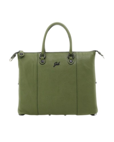 Borsa a Mano con Tracolla Donna G3 Plus Medium Bull Black Gabs - C2533 Forest Green