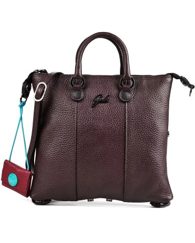 Borsa a Mano con Tracolla Trasformabile Donna G3 Mini S Gabs - Moka