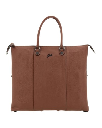 Borsa Shopper Donna Trasformabile G3 Plus TG L Bull Black Gabs - Cuoio Scuro C1545