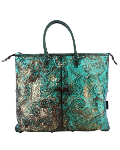 Borsa a Mano Donna G3 Plus L Trip Pelle + Bull Black Gabs